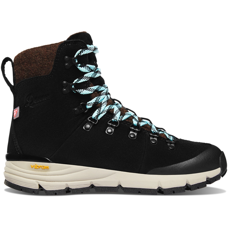 Black Danner Arctic 600 Side-Zip Women's Hiking Boots | EMRVFXC-58