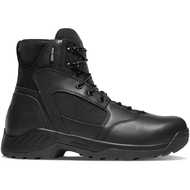 Black Danner Kinetic Men's Tactical Boots | HTXZKWG-25