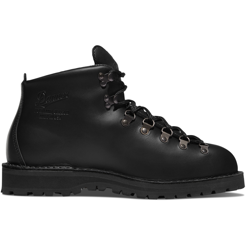 Black Danner Mountain Light Men's Hiking Boots | JLDRQMV-50