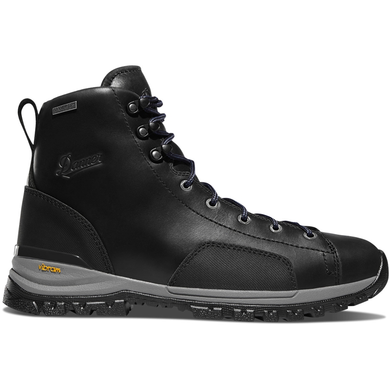 Black Danner Stronghold Men's Work Boots | SWKOITP-92