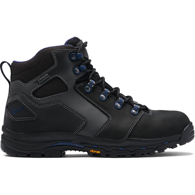 Black Danner Vicious Men's Work Boots | OGZKRDI-64