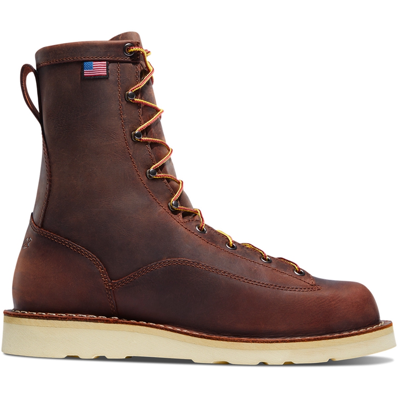 Brown Danner Bull Run Men's Work Boots | VJZBODP-31