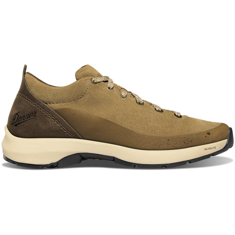 Brown Danner Caprine Low Suede Women's Work Shoes | ERYINGS-39