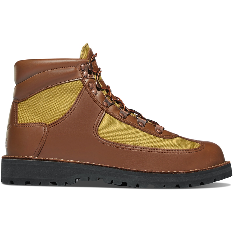 Brown Danner Feather Light Men's Work Boots | WIFLAXM-31