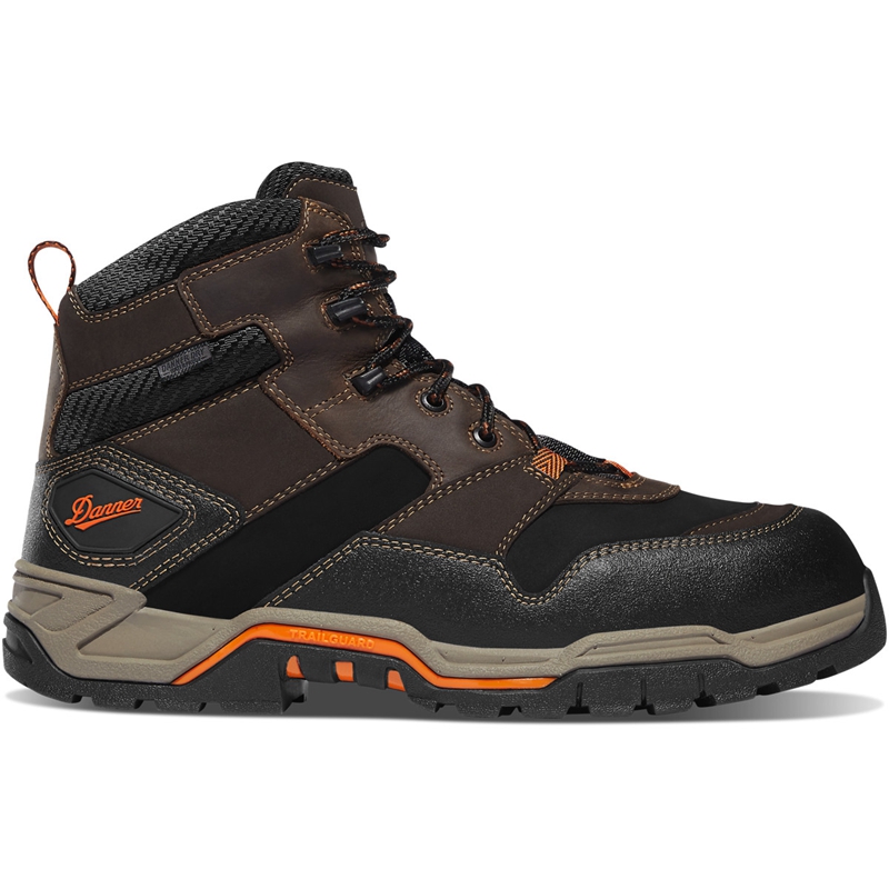 Brown Danner Field Ranger Men's Work Boots | EDFYLWI-09