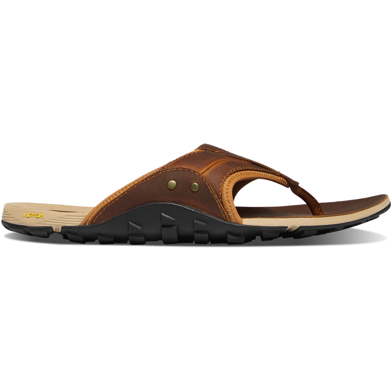 Brown Danner Lost Coast Men's Sandals | VOEDSAF-67