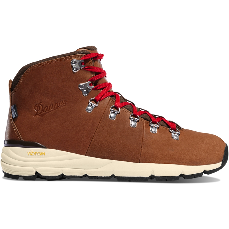 Brown Danner Mountain 600 Men's Work Boots | URXOQSH-45