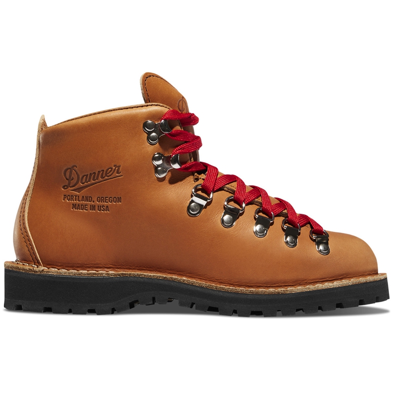 Brown Danner Mountain Light Women's Combat Boots | IWFCGSR-97