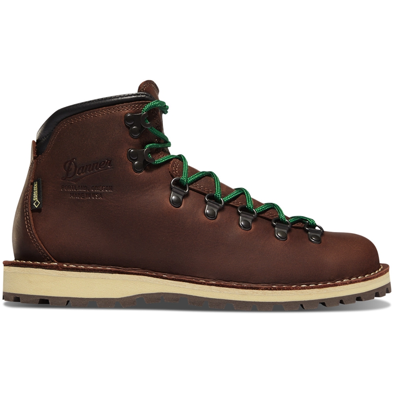 Brown Danner Mountain Pass Women's Hiking Boots | IYSOEQF-45