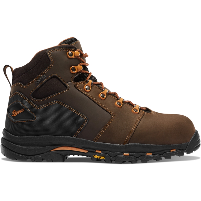 Brown Danner Vicious Men's Work Boots | JWSZDLX-80