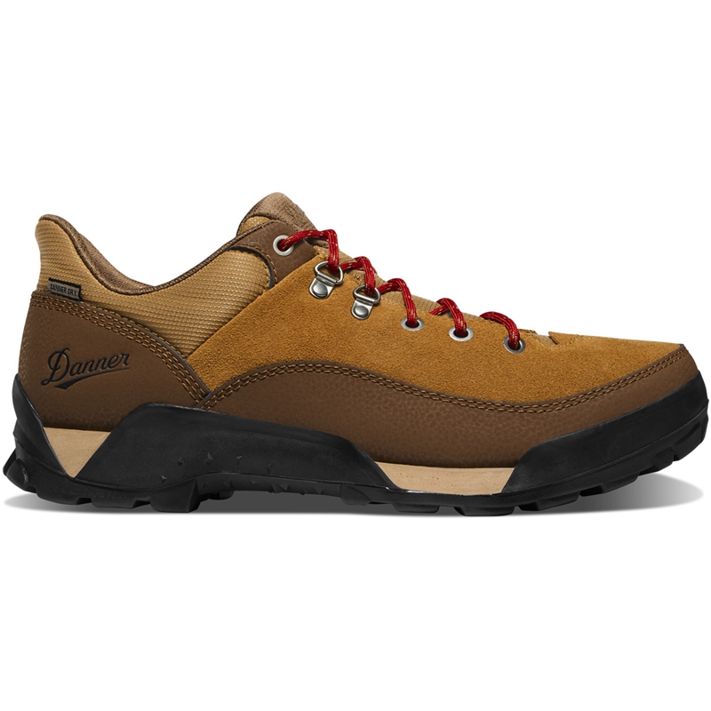 Brown / Red Danner Panorama Low Men's Hiking Boots | ILYRMGS-26