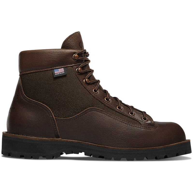 Chocolate Danner Danner Light II Men's Hiking Boots | BOASFIG-51