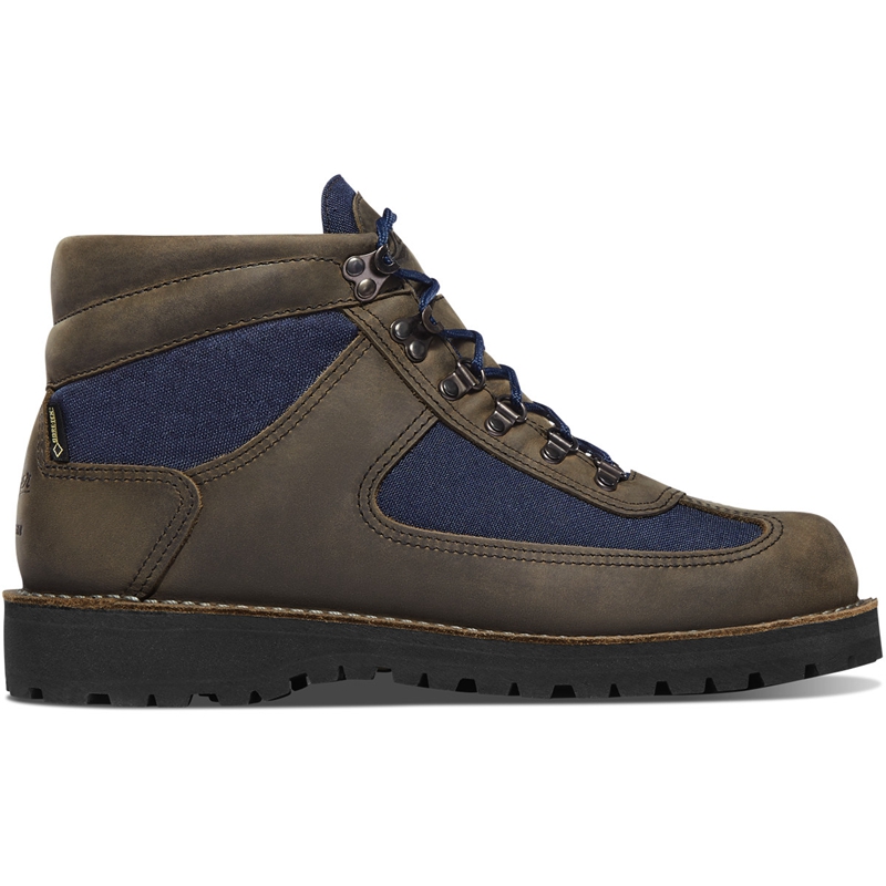 Grey Danner Feather Light Men's Work Boots | ZJUVGDE-98