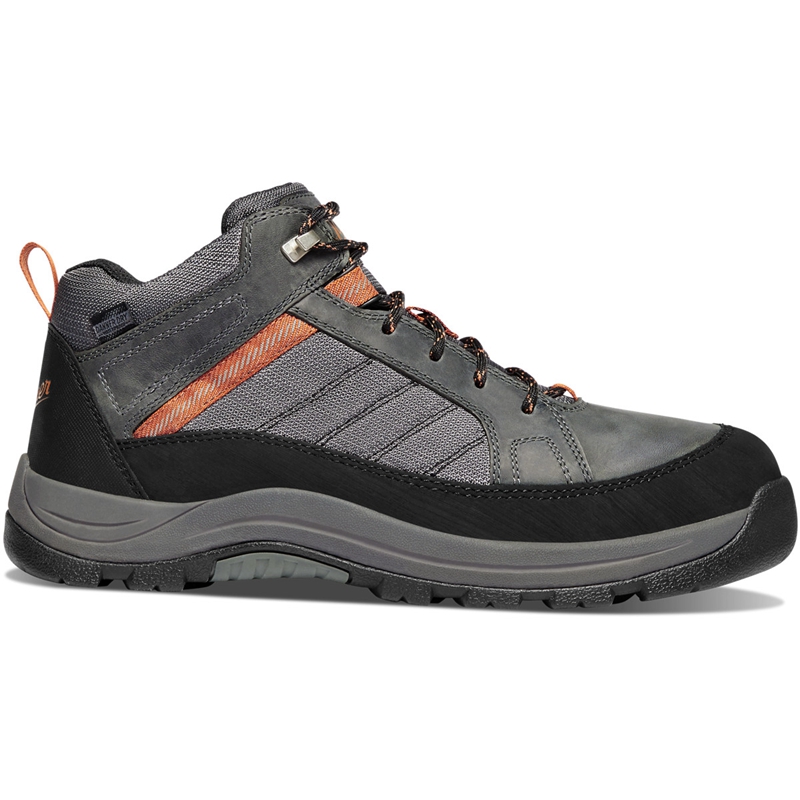 Grey Danner Riverside Men's Work Boots | AWNVIUS-23