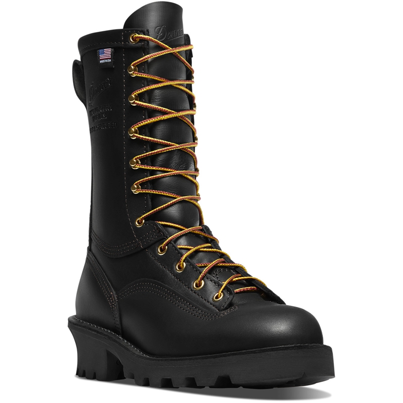 Black Danner Flashpoint II Men's Work Boots | RHBJQVM-10