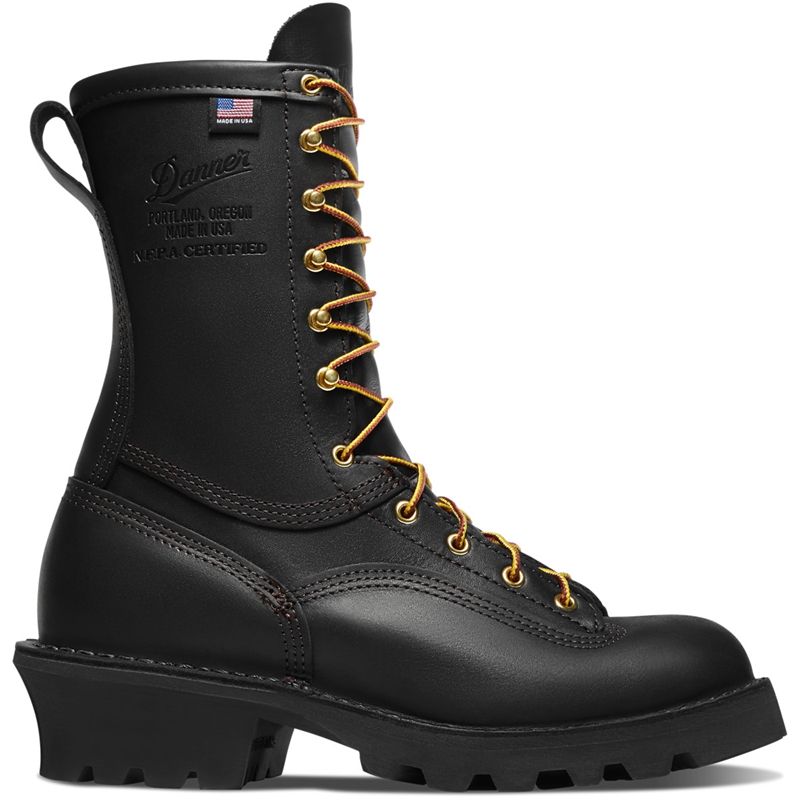 Black Danner Flashpoint II Men\'s Work Boots | RHBJQVM-10