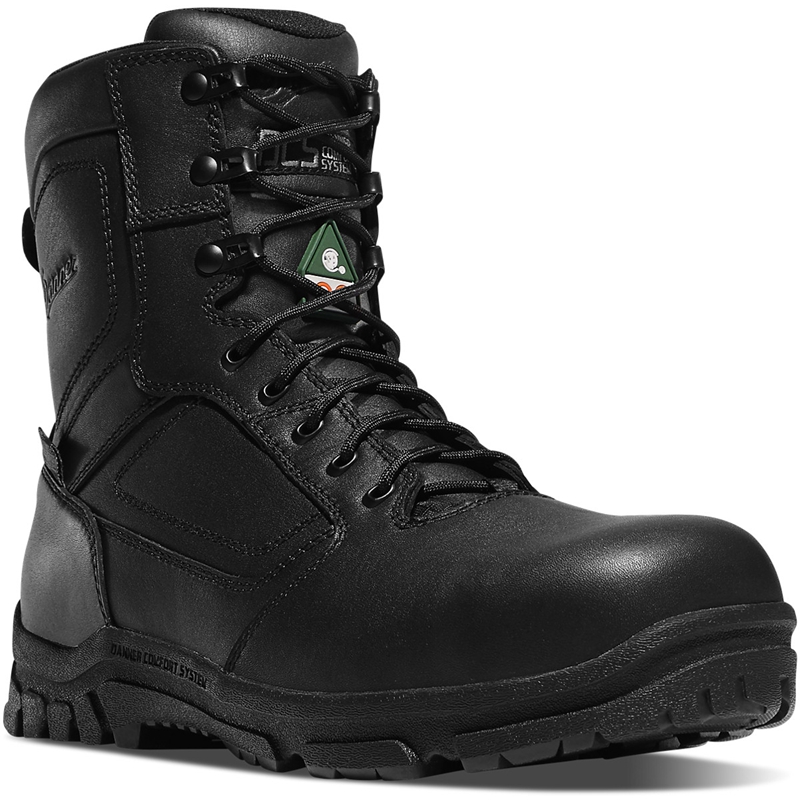 Black Danner Lookout EMS/CSA Men's Tactical Boots | YGWQBXE-95