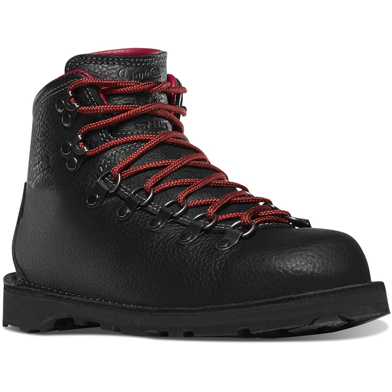 Black Danner Mountain Pass Women's Hiking Boots | WOMSANZ-76