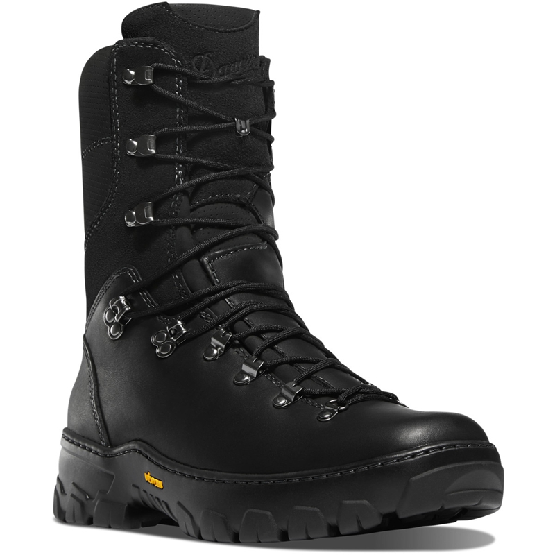 Black Danner Wildland Tactical Firefighter Men's Work Boots | IHOQUXY-53