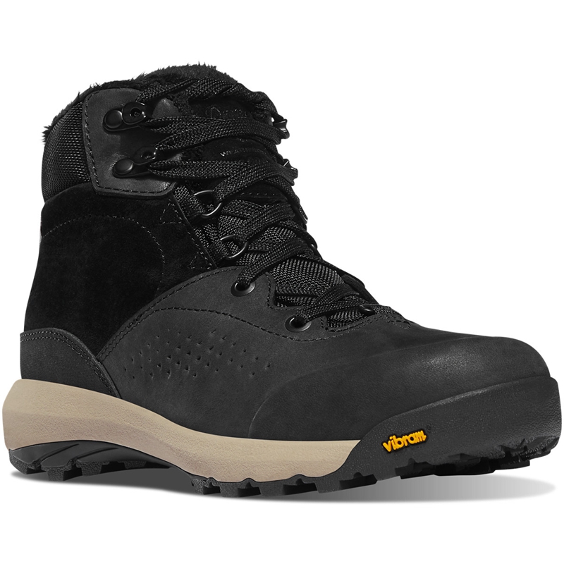 Black / Grey Danner Inquire Mid Insulated Women's Combat Boots | BTQKPMI-95