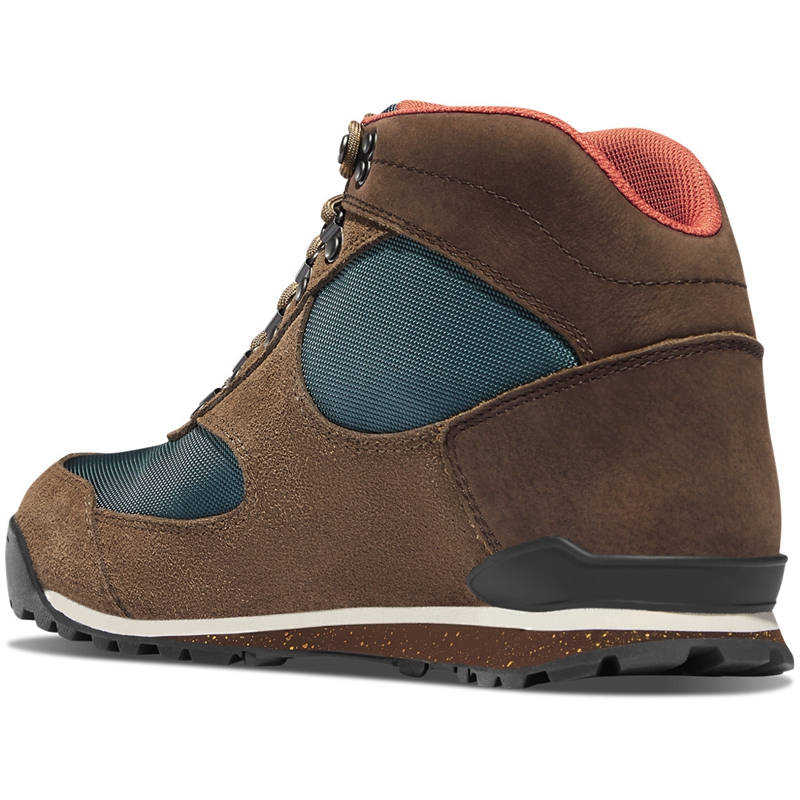 Brown / Blue Danner Jag Dry Weather Men's Work Boots | EQIOHUN-92