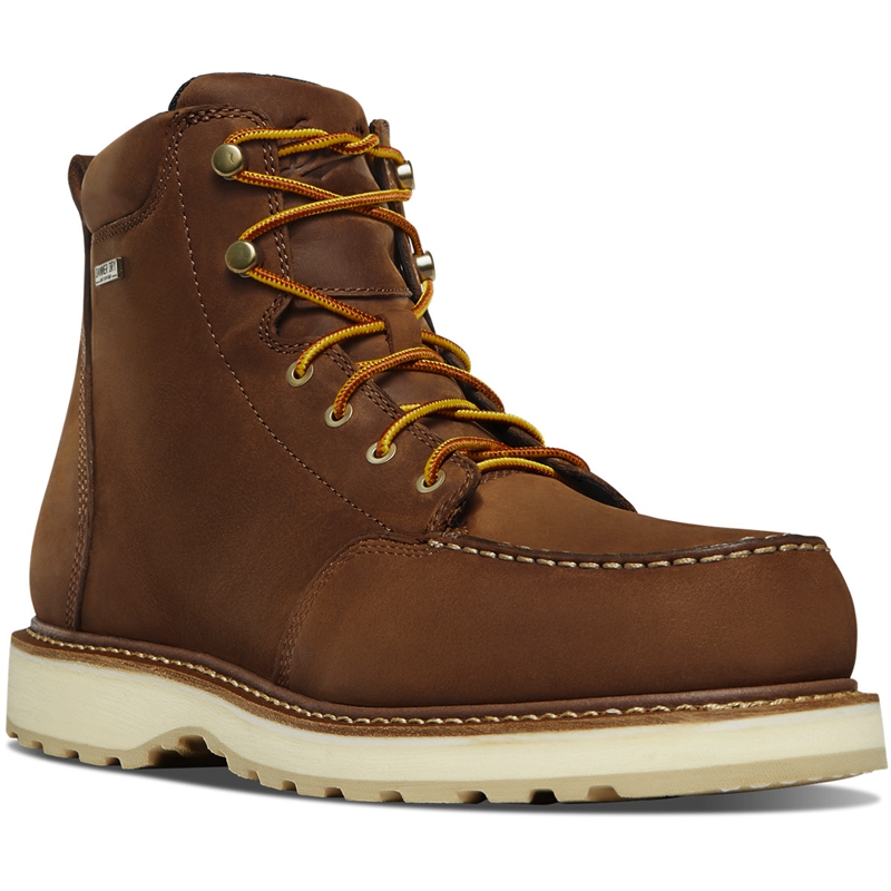 Brown Danner Cedar River Men's Work Boots | LIUFRPG-26