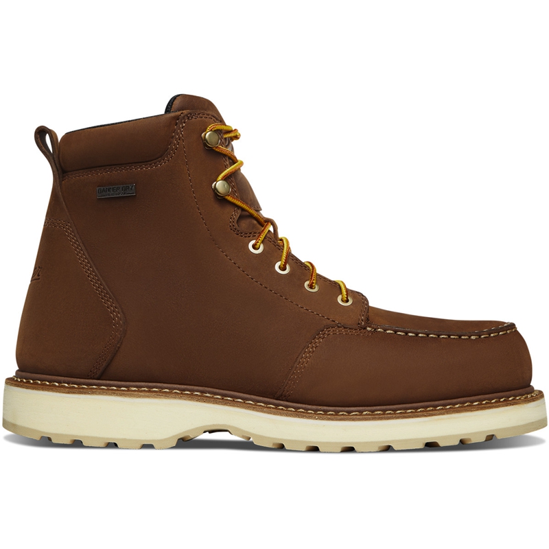 Brown Danner Cedar River Men\'s Work Boots | LIUFRPG-26