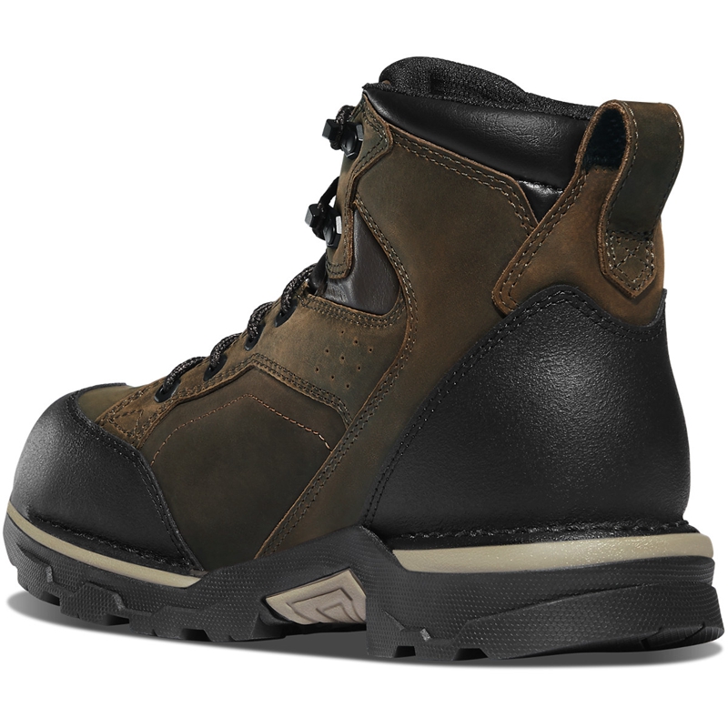 Brown Danner Crucial Men's Work Boots | RTNHEOP-21