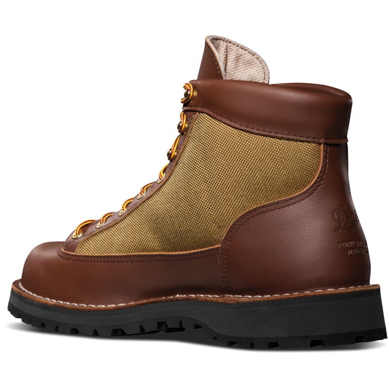 Brown Danner Danner Light Men's Hiking Boots | IQFUJEL-49