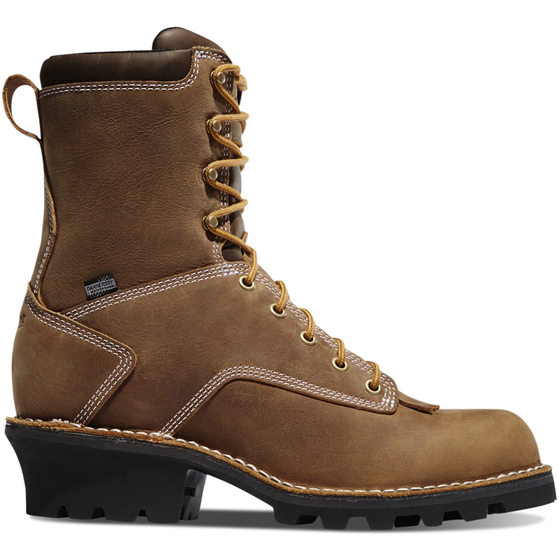 Brown Danner Danner Logger Men\'s Work Boots | WAXGHZE-16