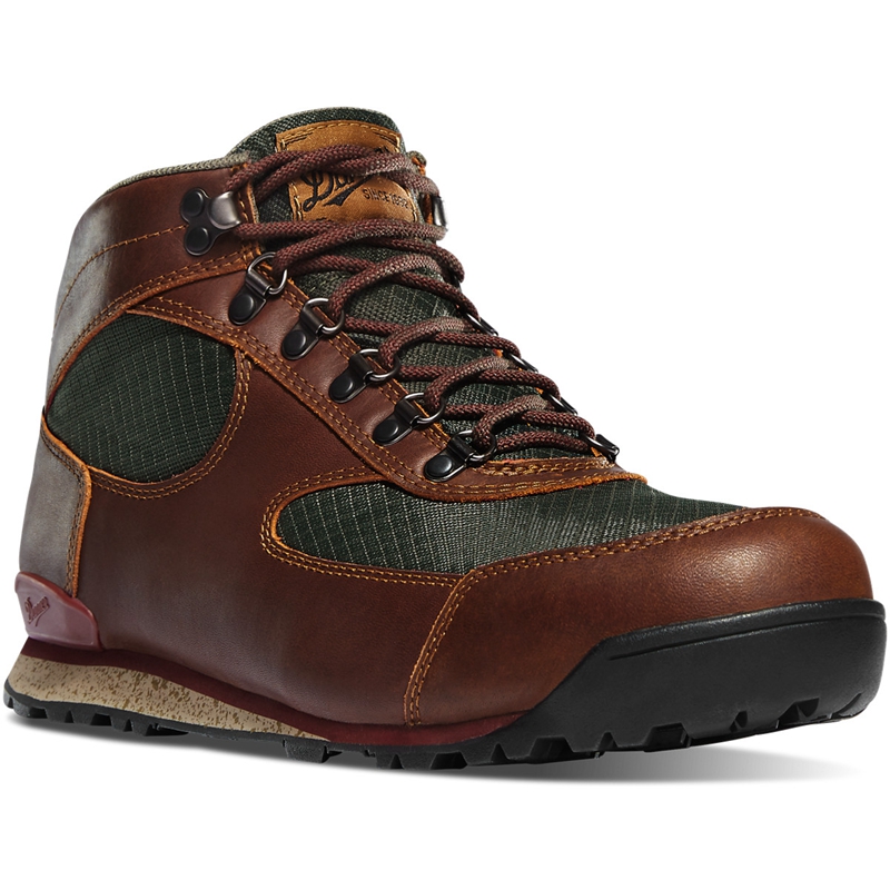 Brown Danner Jag Men's Hiking Boots | QJWGIRK-46