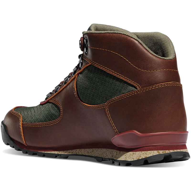 Brown Danner Jag Men's Hiking Boots | QJWGIRK-46