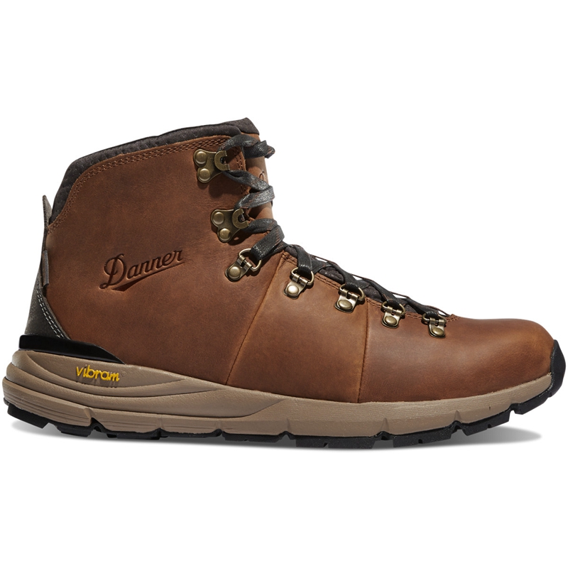 Brown Danner Mountain 600 Men\'s Hiking Boots | QYAXLPU-31