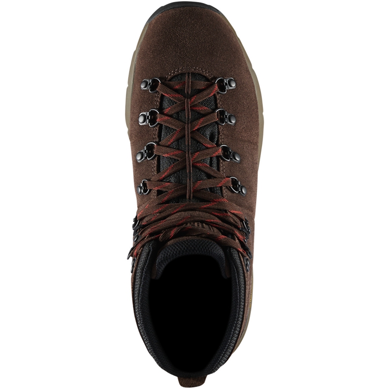 Brown Danner Mountain 600 Men's Work Boots | PVUXYFJ-61