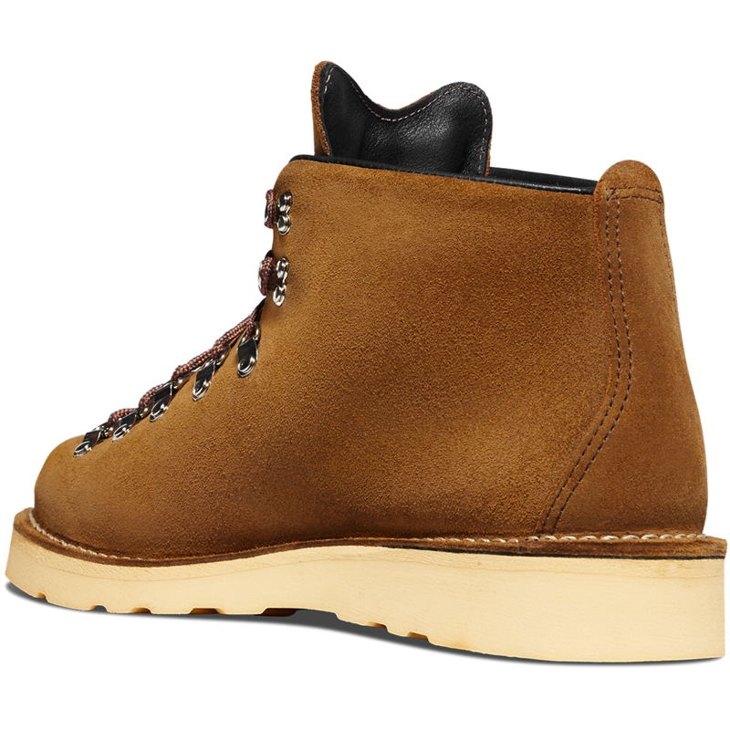 Brown Danner Mountain Light Men's Work Boots | OHZQRMY-56