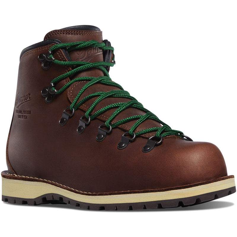 Brown Danner Mountain Pass Men's Work Boots | BYTQDPJ-98