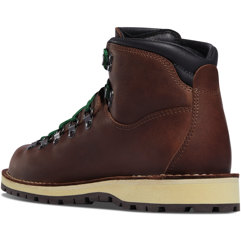 Brown Danner Mountain Pass Men's Work Boots | BYTQDPJ-98