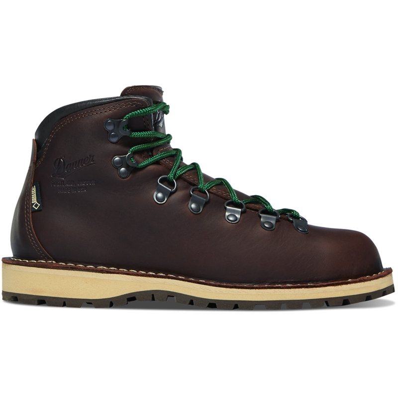 Brown Danner Mountain Pass Men\'s Work Boots | BYTQDPJ-98