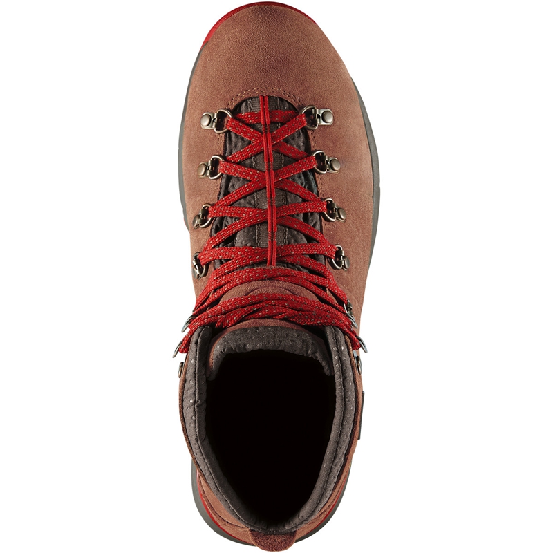 Brown / Red Danner Mountain 600 Men's Hiking Boots | OYAQNCZ-13