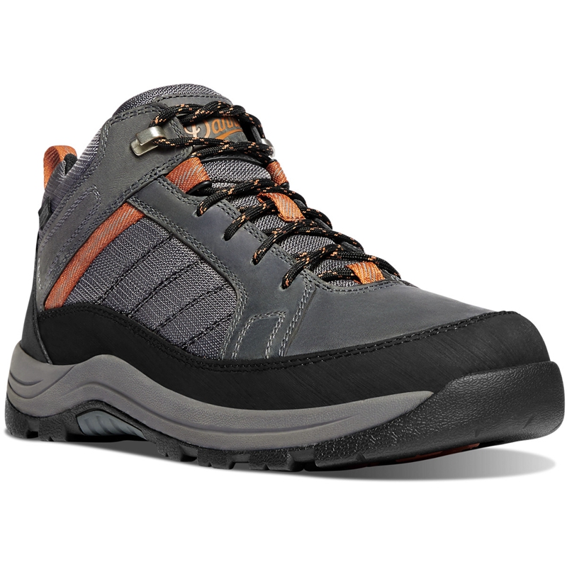 Grey Danner Riverside Men's Work Boots | AWNVIUS-23