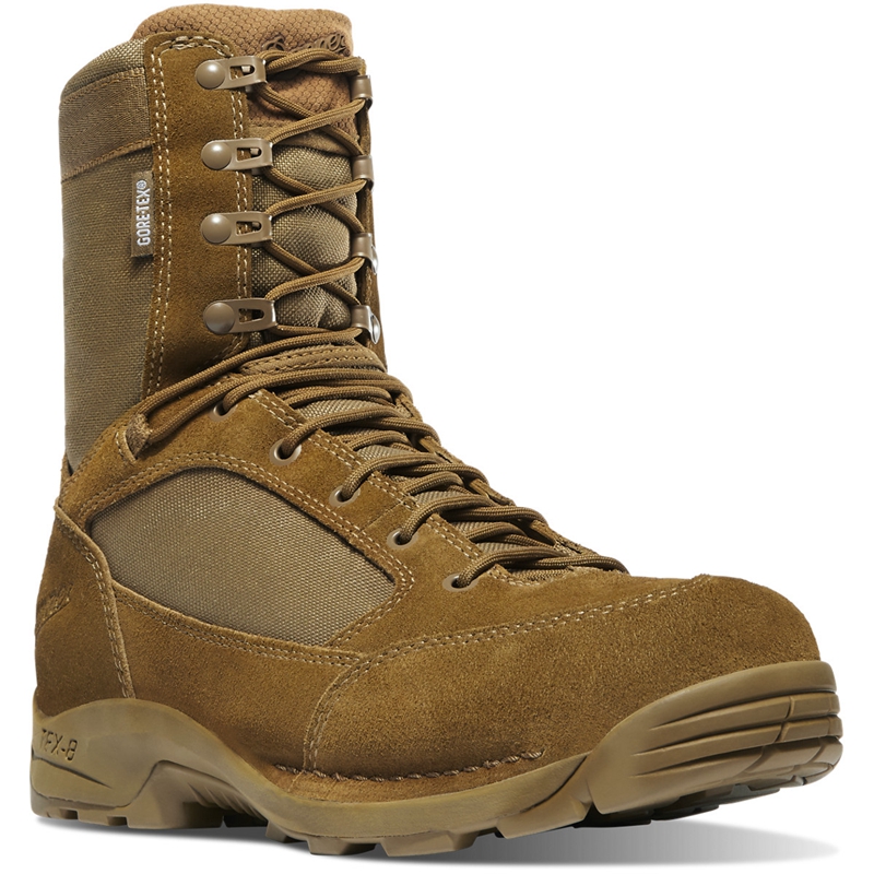 Khaki Danner Desert TFX G3 Men's Military Boots | UHEZYWC-58