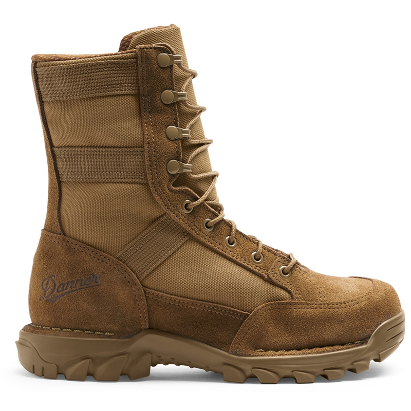 Khaki Danner Rivot TFX Men\'s Military Boots | EZMSRHT-36